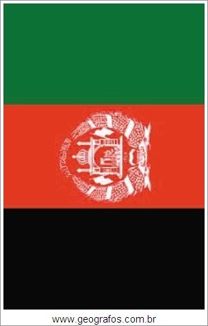 Bandeira do País Afeganistão