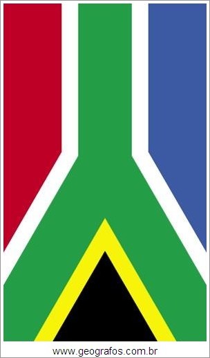 Bandeira do País África do Sul