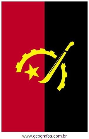 Bandeira do País Angola