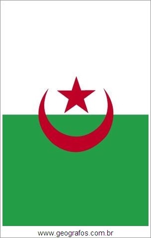 Bandeira do País Argélia