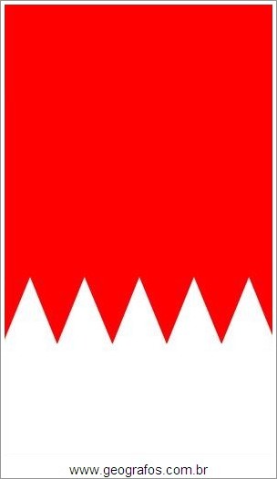 Bandeira do País Bahrein