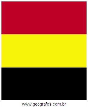 Bandeira do País Bélgica