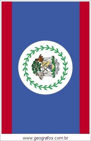 Bandeira do País Belize