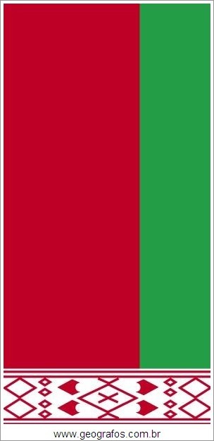 Bandeira do País Bielorussia