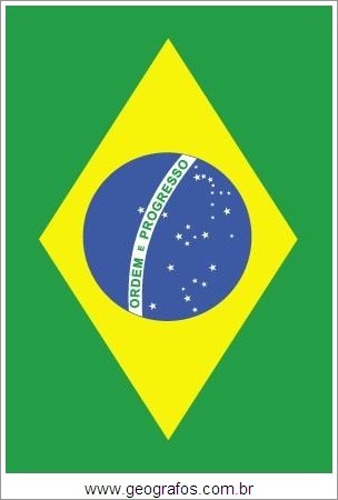 Bandeira do País Brasil