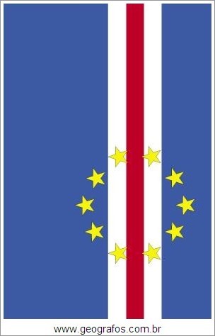 Bandeira do País Cabo Verde
