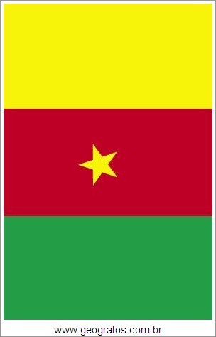 Bandeira do País Camarões