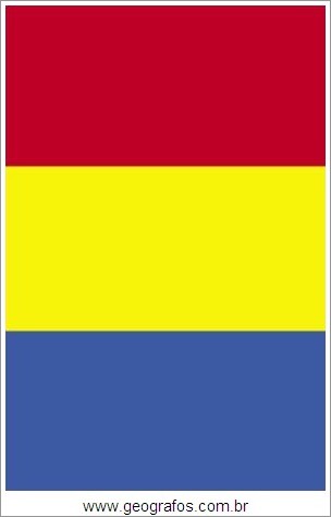 Bandeira do País Chade