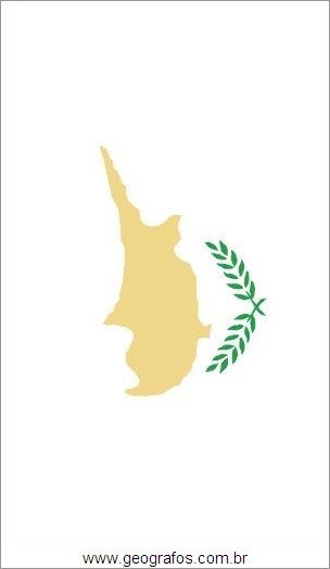 Bandeira do País Chipre