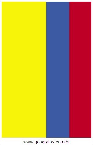 Bandeira do País Colômbia