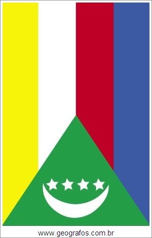 Bandeira do País Comoros