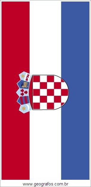 Bandeira do País Croacia
