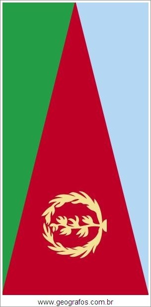 Bandeira do País Eritrea