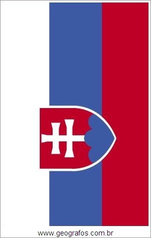 Bandeira do País Eslovâquia