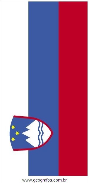Bandeira do País Eslovênia