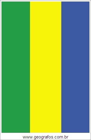 Bandeira do País Gabão