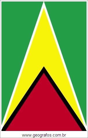 Bandeira do País Guiana