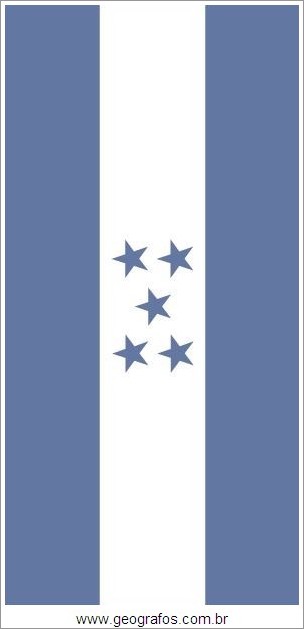 Bandeira do País Honduras