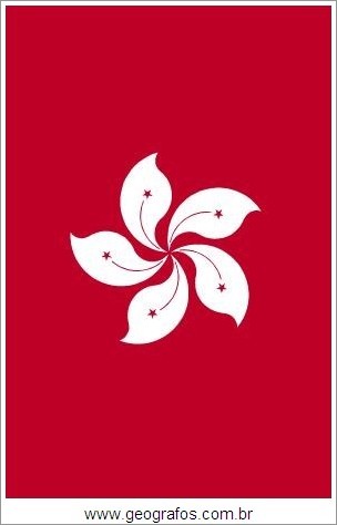 Bandeira do País Hong Kong