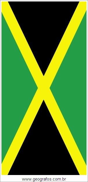 Bandeira do País Jamaica