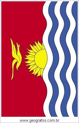 Bandeira do País Kiribati