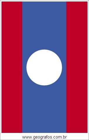 Bandeira do País Laos
