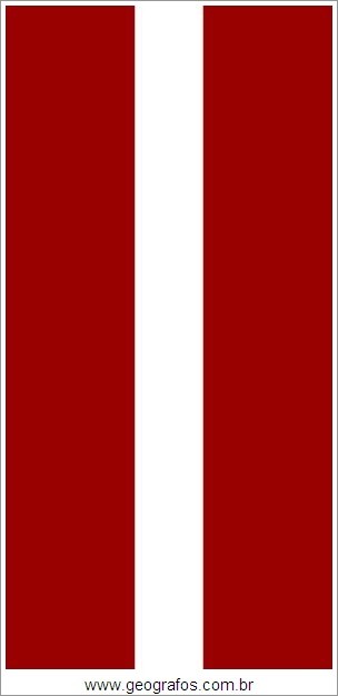 Bandeira do País Letônia
