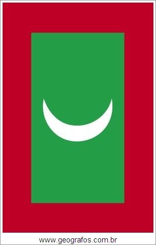 Bandeira do País Maldivas