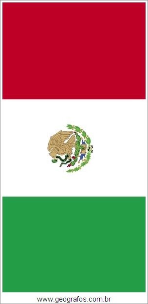 Bandeira do País México