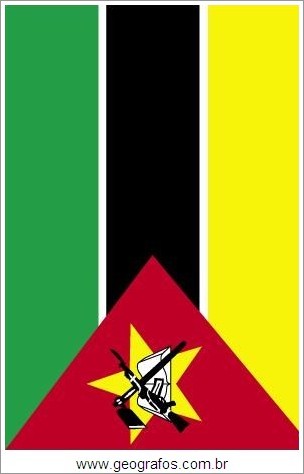 Bandeira do País Moçambique