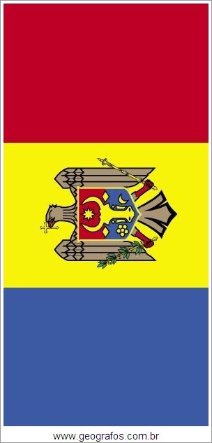 Bandeira do País Moldavia