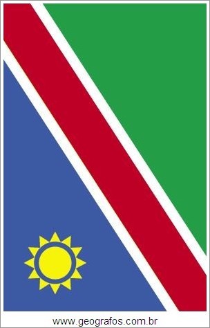 Bandeira do País Namíbia