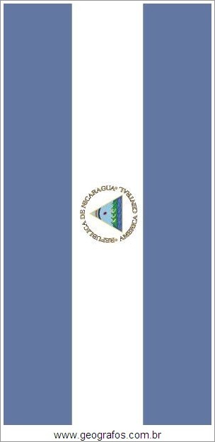 Bandeira do País Nicarágua