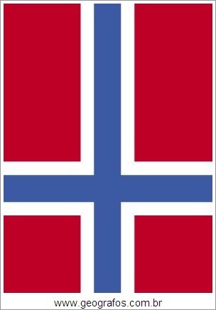 Bandeira do País Noruega