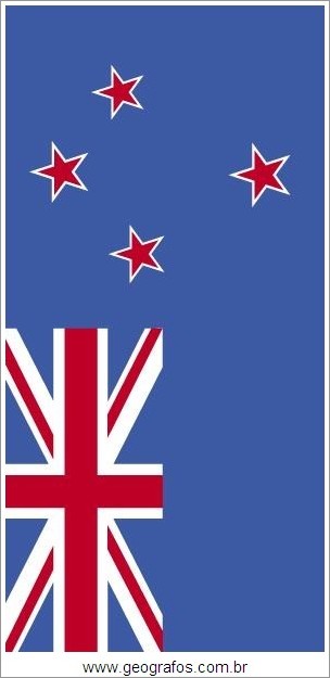 Bandeira do País Nova Zelândia