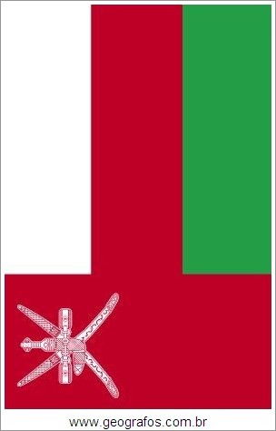 Bandeira do País Oman