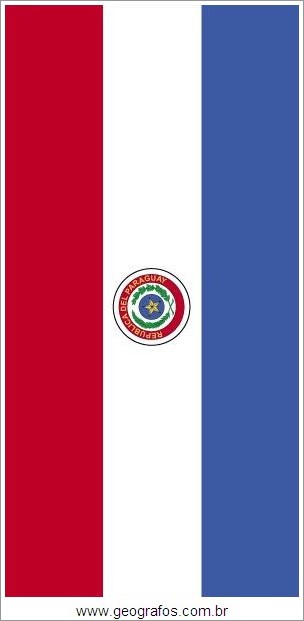 Bandeira do País Paraguai