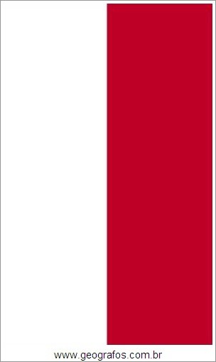Bandeira do País Polônia