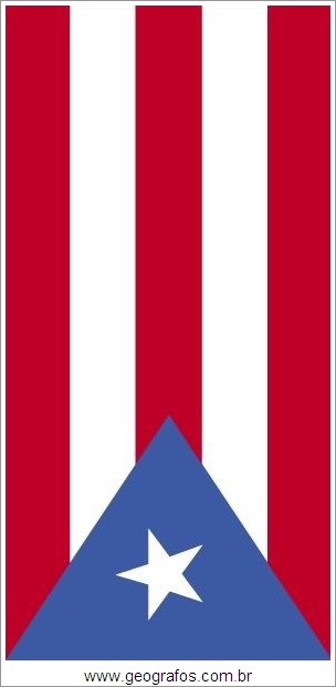 Bandeira do País Porto Rico
