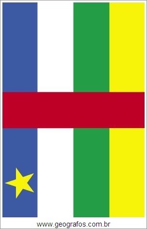 Bandeira do País República Centro Africana