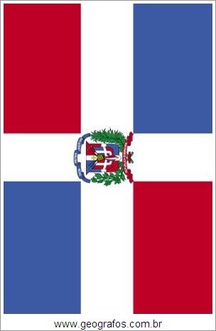 Bandeira do País República Dominicana