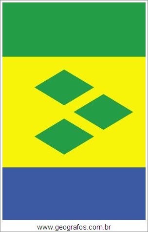 Bandeira do País São Vicente e Granadinas