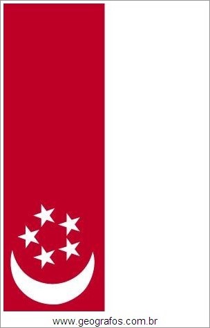 Bandeira do País Singapura