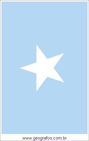 Bandeira do País Somália