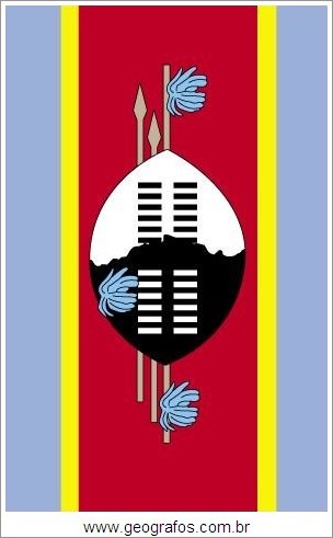 Bandeira do País Suazilândia