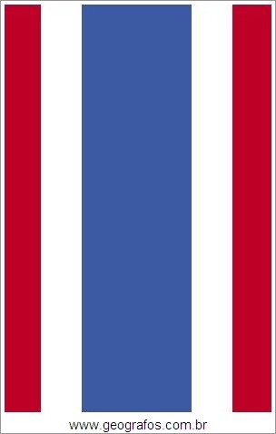 Bandeira do País Tailândia