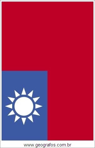 Bandeira do País Taiwan