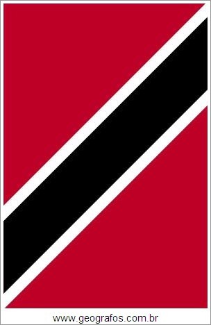 Bandeira do País Trinidad e Tobago