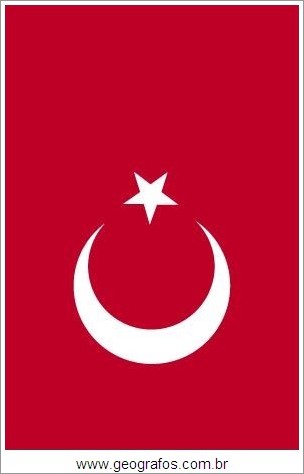 Bandeira do País Turquia