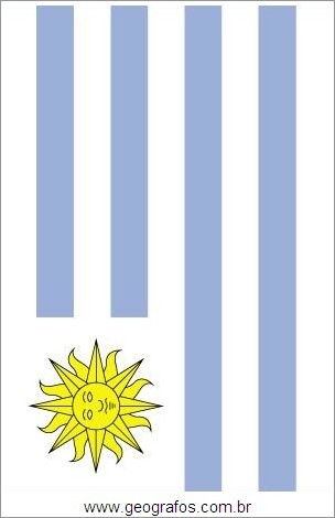 Bandeira do País Uruguai